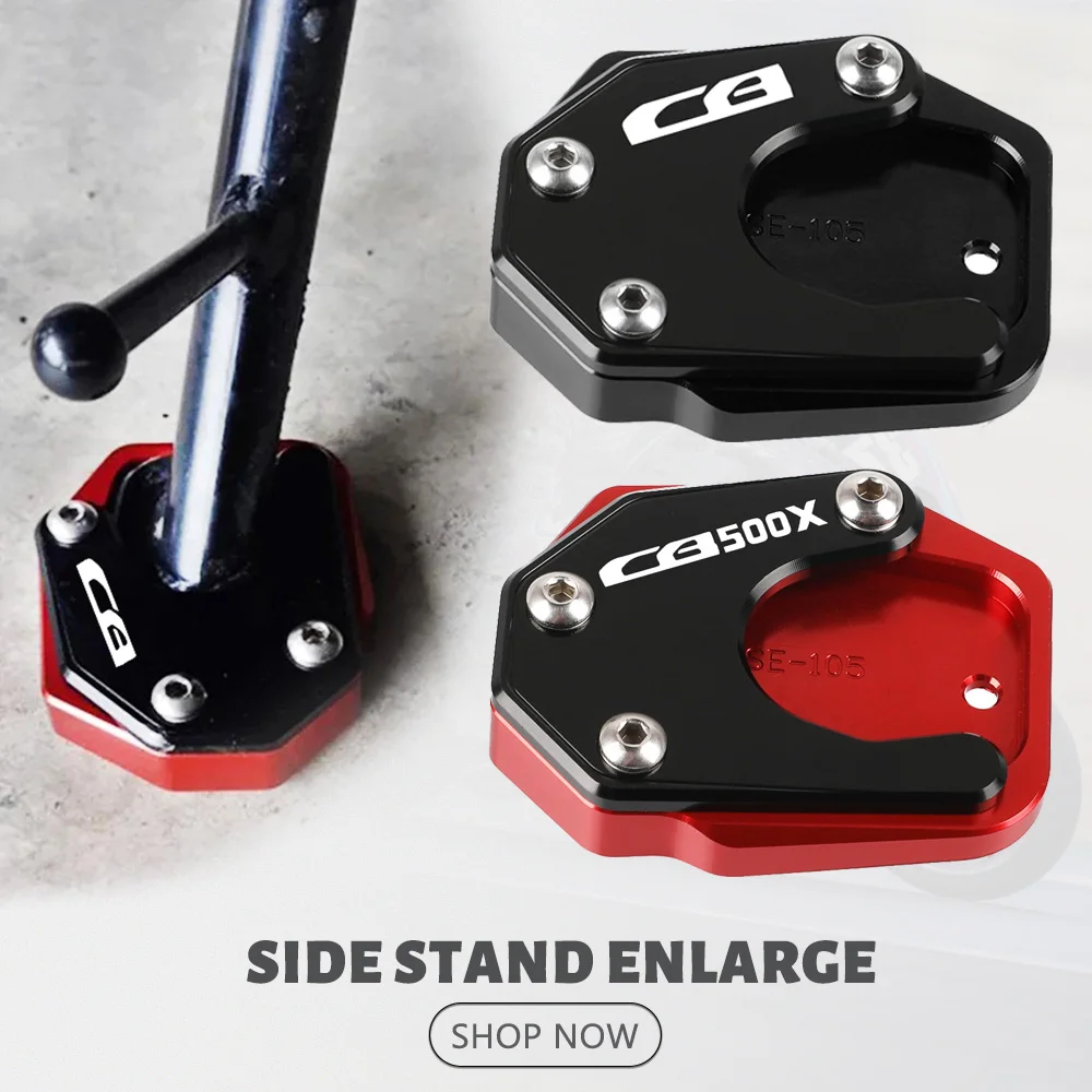 

Для Honda CB500X CB500 CB 500 X 2013 2014 2015 2016 2017 2018 2019 2020 2021 2022 2023 Мотоциклетная боковая подставка, увеличительная пластина, накладка