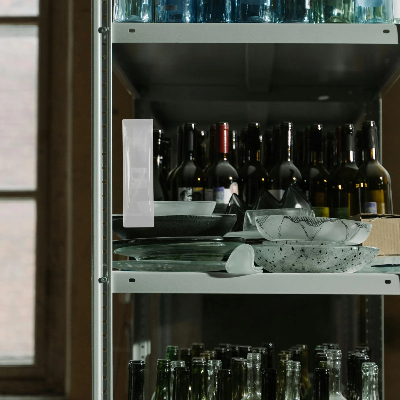 

Invisible Handle: Transparent Drawer Pull For Glass Cabinet Door Ergonomic Curved Design Smooth Operation Hidden Furniture