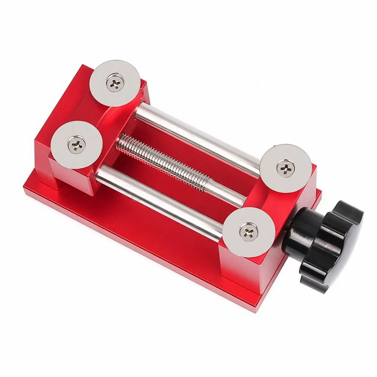 Handwheel-Adjustable Watch Case Opener Controlled Watch Bezel Removal and