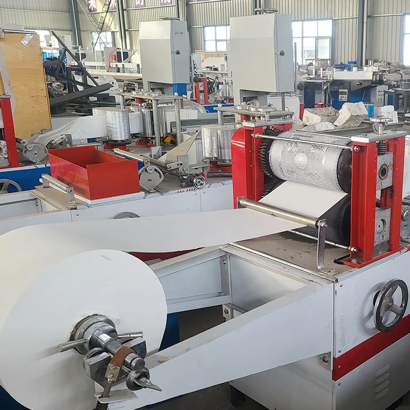 China Manufacturer Automatic Facial Tissue Making Machine High Speed Paper Napkin Folding Packaging Processing Production Line