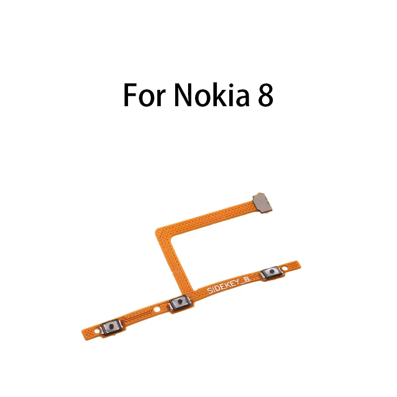 Power ON OFF Mute Switch Control Key Volume Button Flex Cable For Nokia 8