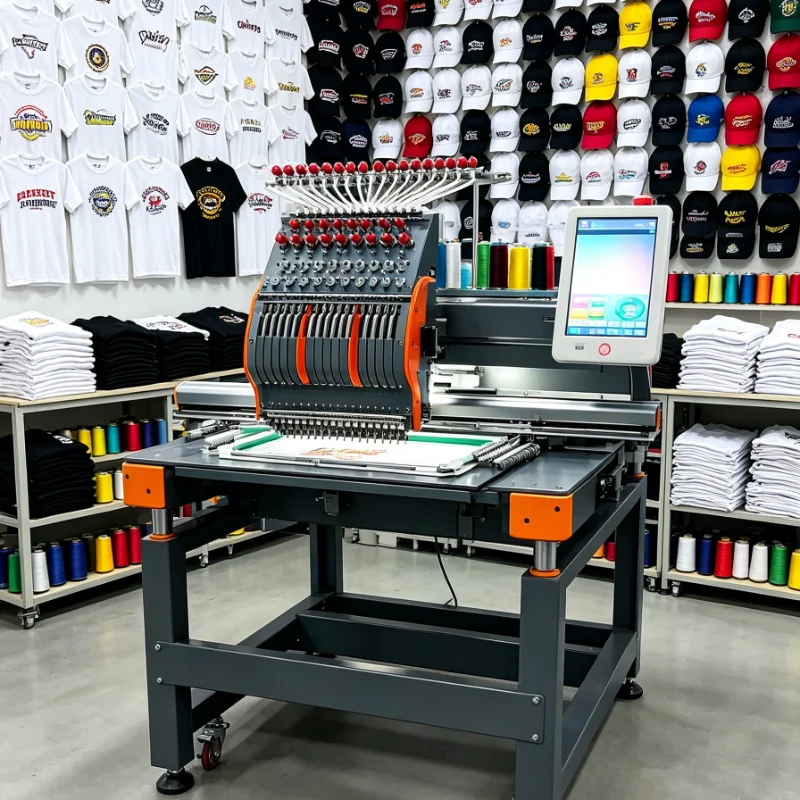 Customized Professional Embroidery Machine Single-Head Automatic Computerized Home Use Portable Digital Control