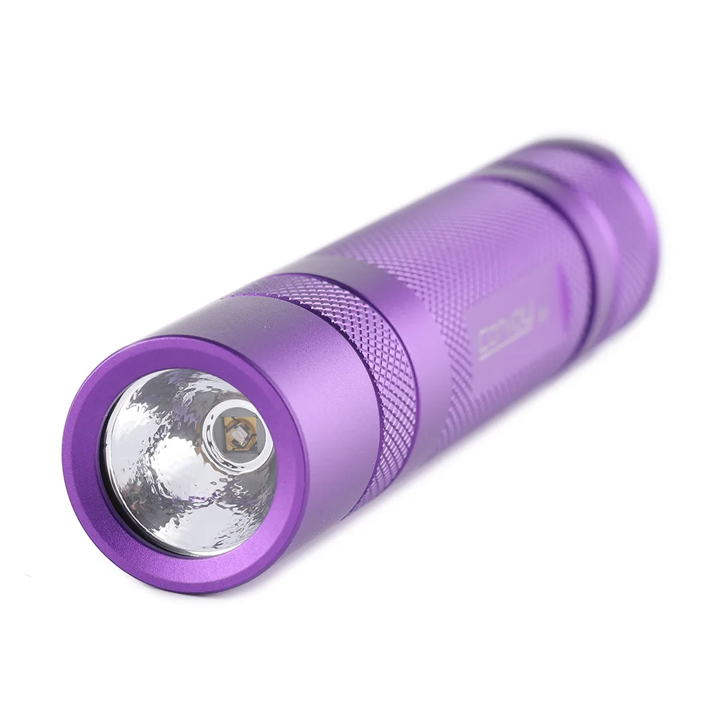 Convoy S2 Plus UV Flashlight with Nichia UV 365nm Led S2+ Fluorescent Agent Detection Ultraviolet Ultra Violet Light LInterna