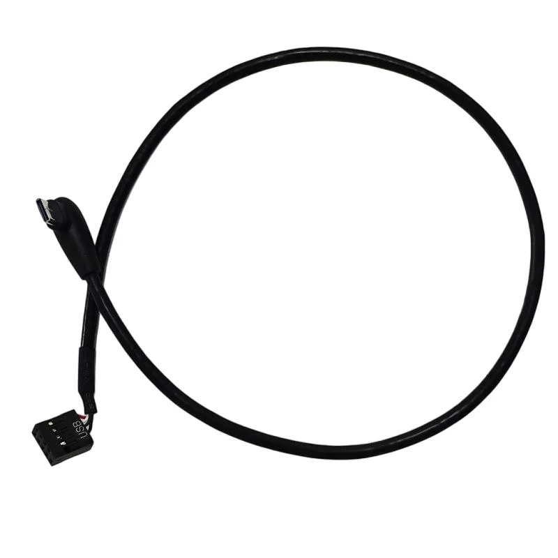 Angle USB C to USB Cable Converter Type C to USB Second Screen LCD Phone Power Charging Data Wire Motherboard Cord for Computer
