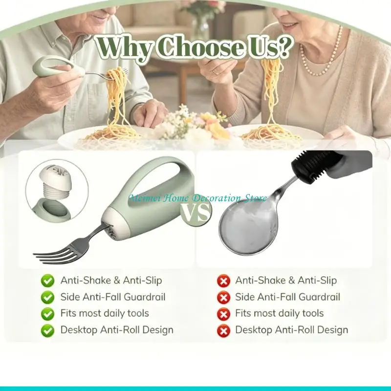 H7BF Useful Meal Support Device For Mature People With Hand Coordination Problems