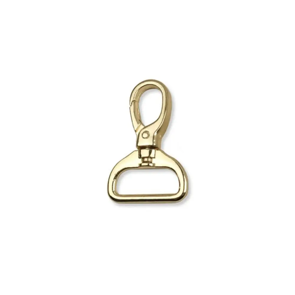 New Rotating Metal Snap Hook 5 Colors 16*49.5mm Trigger Clips Luggage Hardware Accessories Belt Keychain Leather Strap