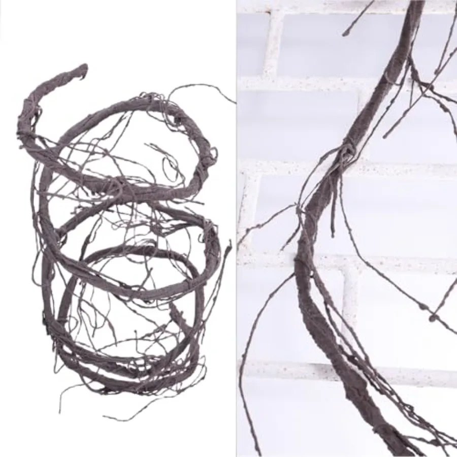 

Гибкие искусственные ветви деревьев 300 см/118 дюймов, гирлянда из искусственного ствола, ротанговый венок, цветы вишни, виноградные лозы для декора стен