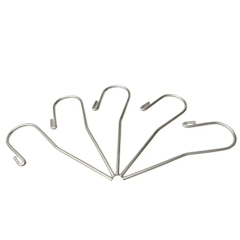 JUMTOP 5Pcs Dental Lip Hooks Stainless Steel 2mm Root Canal Measuring Accessories Lip Mouth Hook Apex Locator Tool