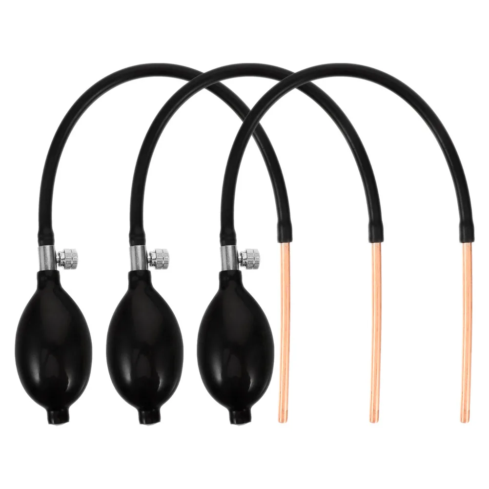 

3pcs Sugar Blowing Man Mold Copper Tube Air Blower Tool for Cookie Cake Decoration Candy Fondant Shaping Syrup Pump