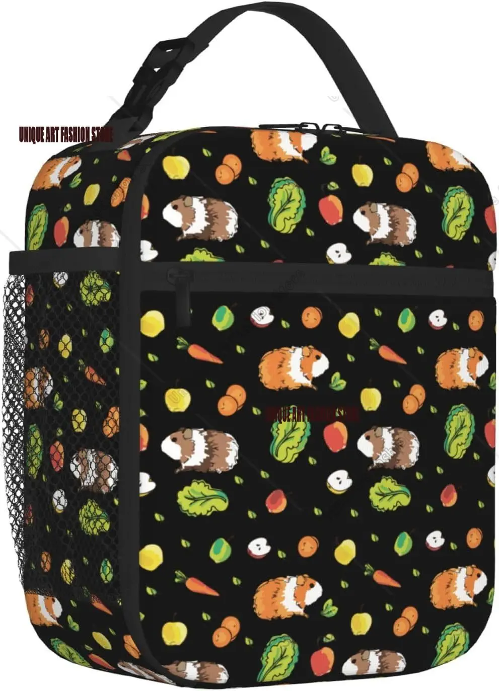 معزول حقيبة الغداء لطيف خنزير غينيا والجزر برودة حمل قابلة لإعادة الاستخدام حاوية علب الاغذية للعمل مكتب السفر نزهة