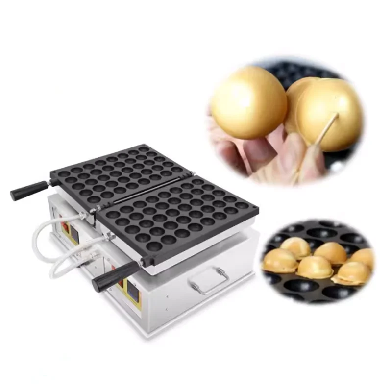 Electric 54 holes Egg Waffle Maker Machine Japanese Baby Castella Sponge Cake Machine Non Stick Bubble Waffle Iron Baker