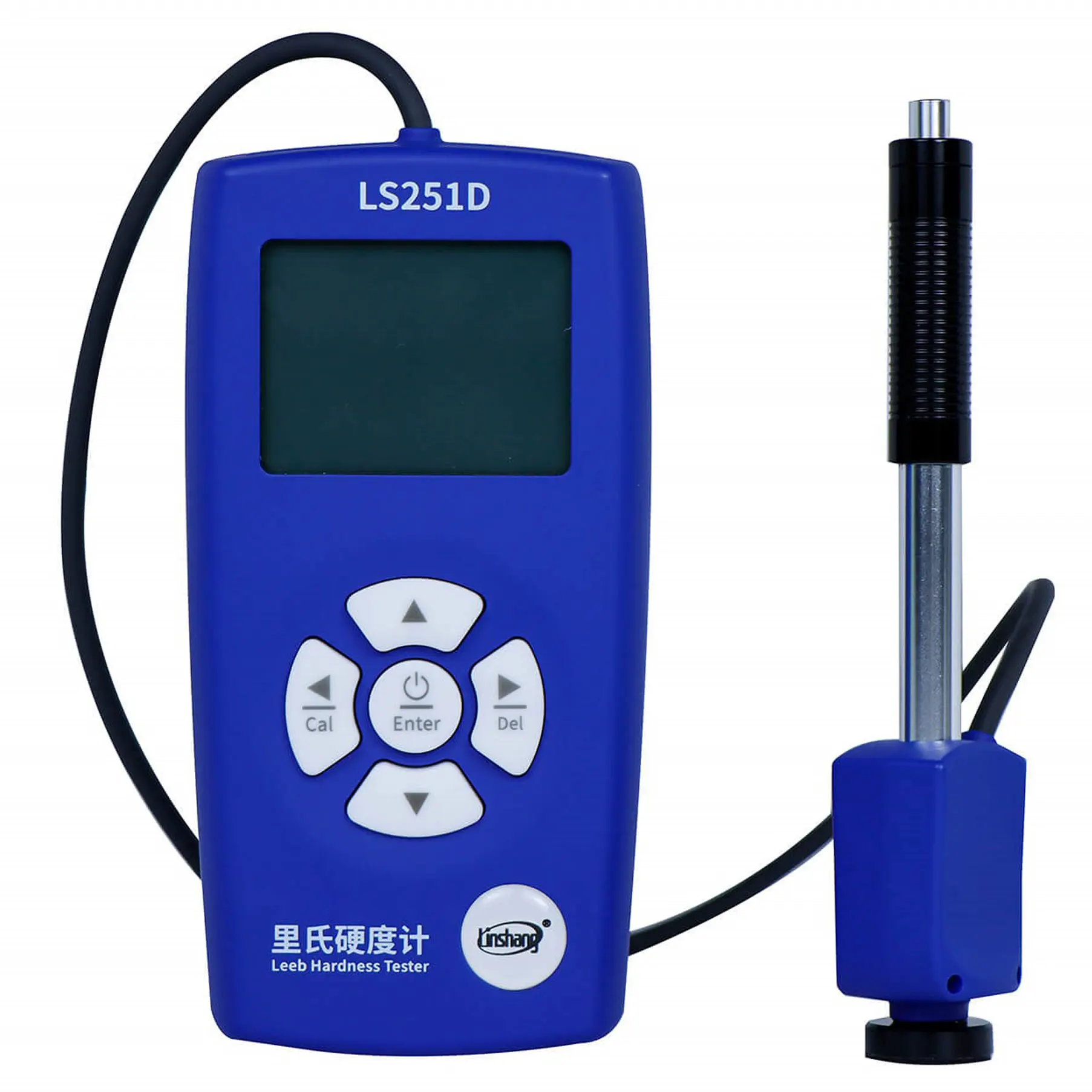 LS251D Best Digital Leeb Hardness Tester Portable Testing Machine for Copper Mild Blue Stainless Steel Aluminium Alloy