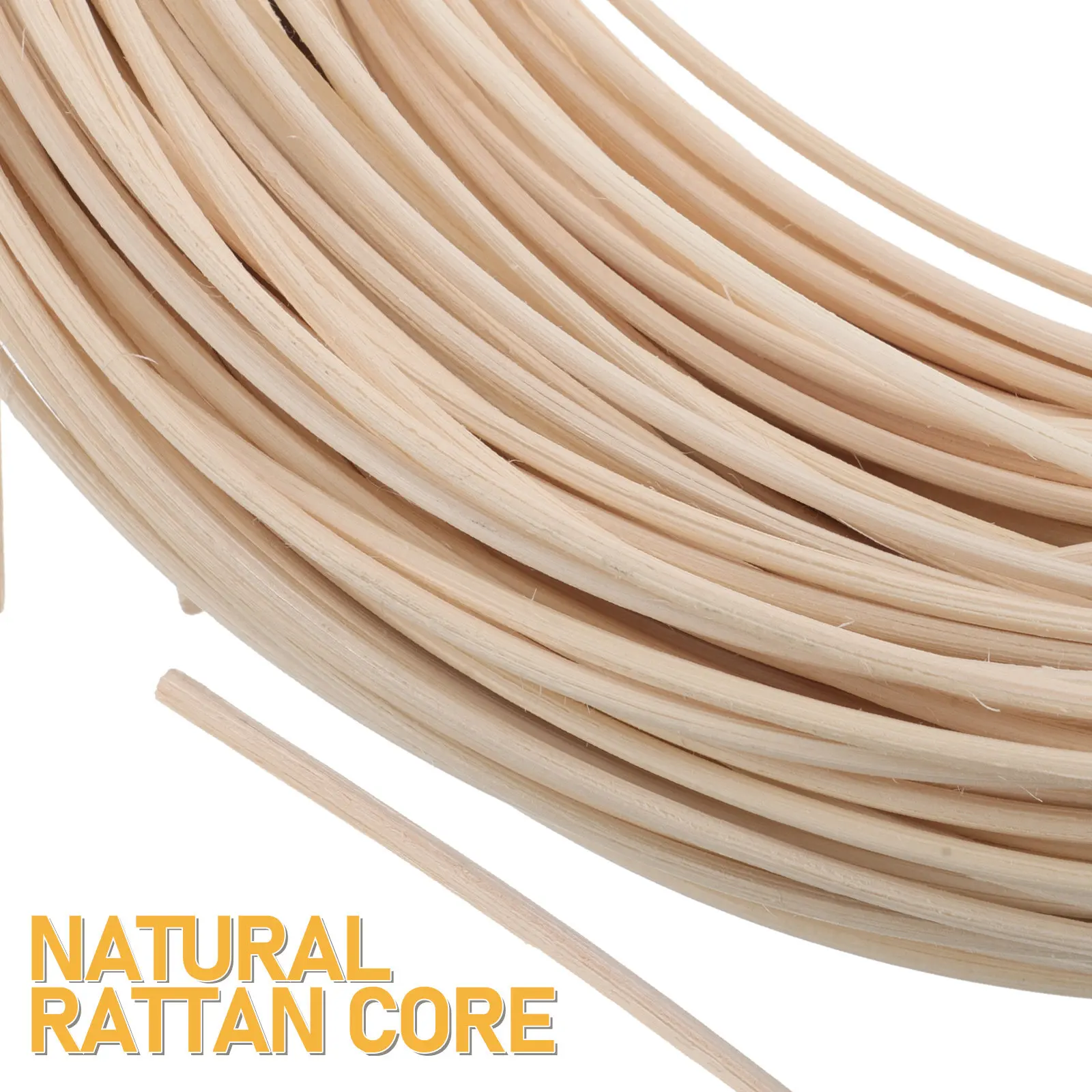 250G Premium Natural Rattan Core Weaving Webbing Replacement Parts for Outdoor Indoor Wicker Chair Sofa Repair Basket Weaving