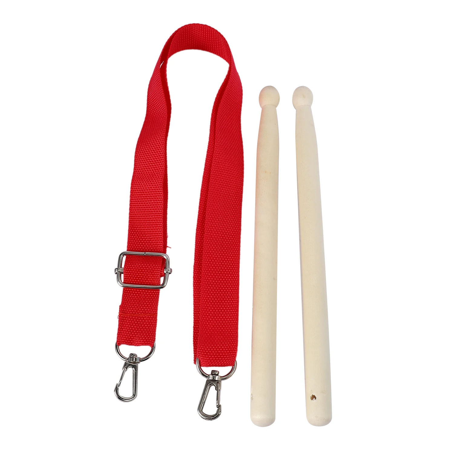 SMIEA Детский барабан, деревянная игрушечная барабанная установка с ремешком для переноски, подарок для детей, подарок для развития детского ритма