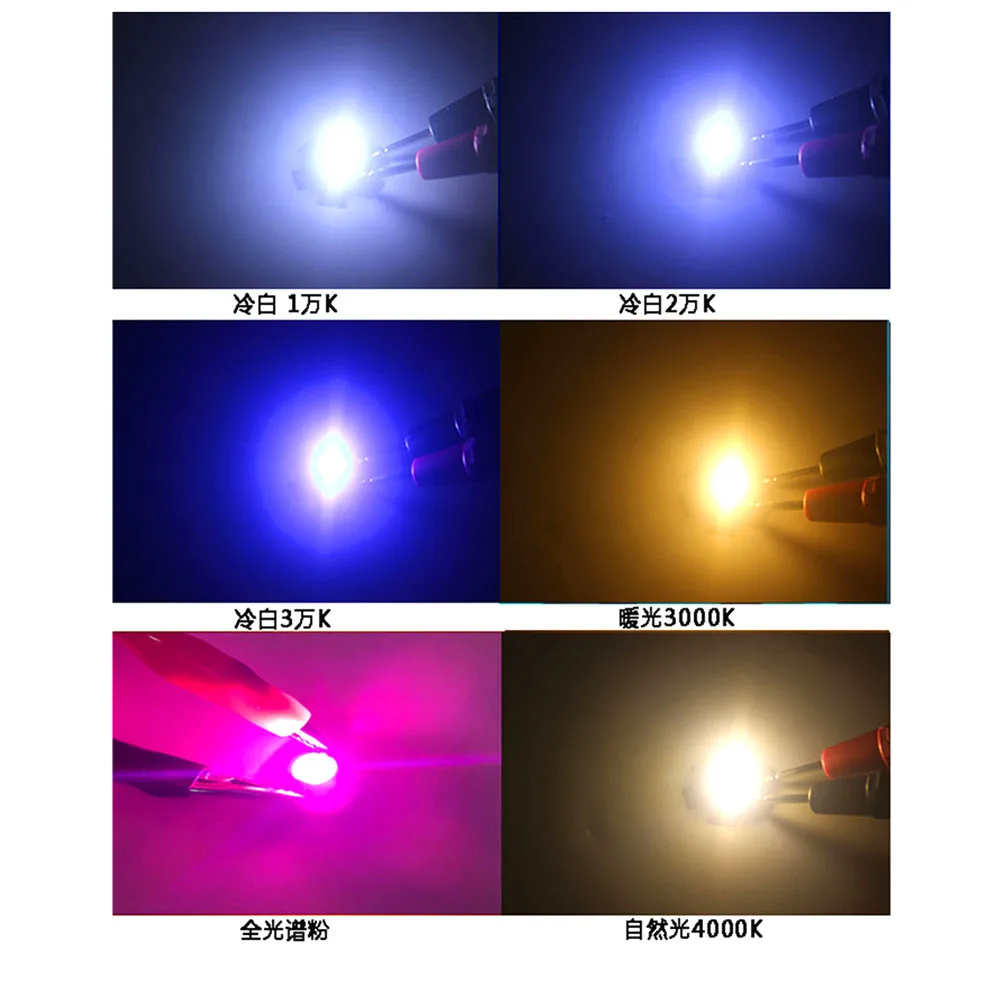 10pcs 10w High Power led Cool white/Neutral/Warm White/Blue/Royal Blue LED 3000k 10000k 20000k 30000k