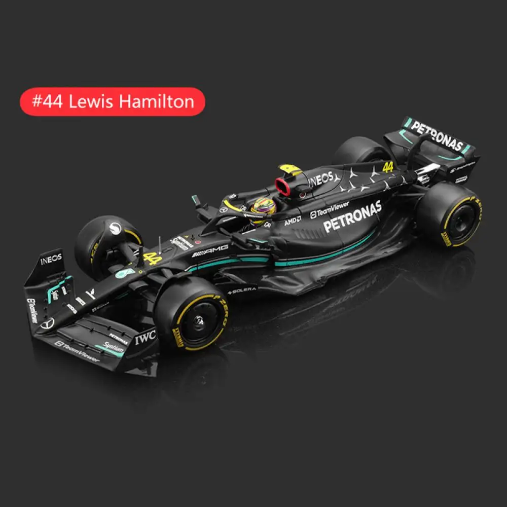 Bburago 1:24 Mercedes Amg F1 Team W14 44 Lewis Hamilton 63 George Russell Alloy Model Car Collection Toy Birthday Gift