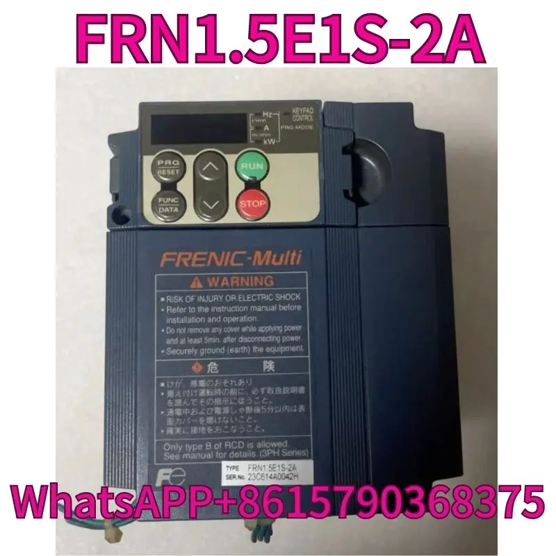 

Used frequency converter 1.5KW 220V FRN1.5E1S-2A