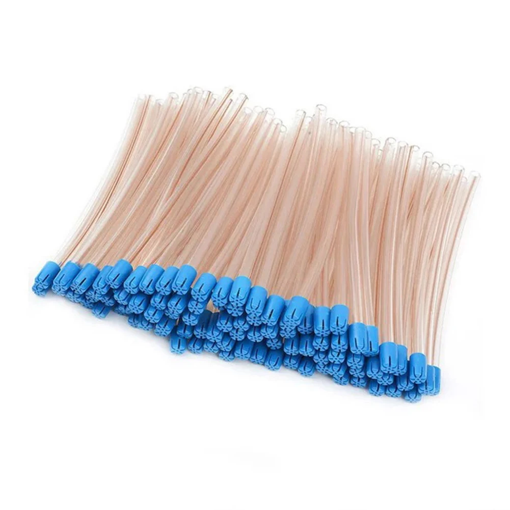 20Pcs Disposable Saliva Ejector Tube Tips Dental Clinic Oral Treatment Aspirator Suction Spray Nozzle Adapter Conversion Head