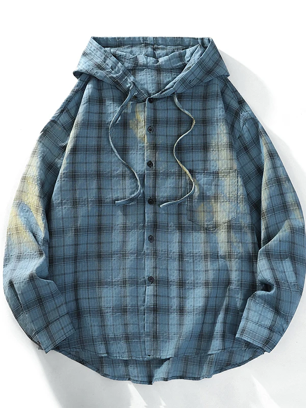 

Женская повседневная легкая летняя рубашка с капюшоном, защита от солнца, свободный крой, длинный рукав, дышащий топ из смеси хлопка и полиэстера