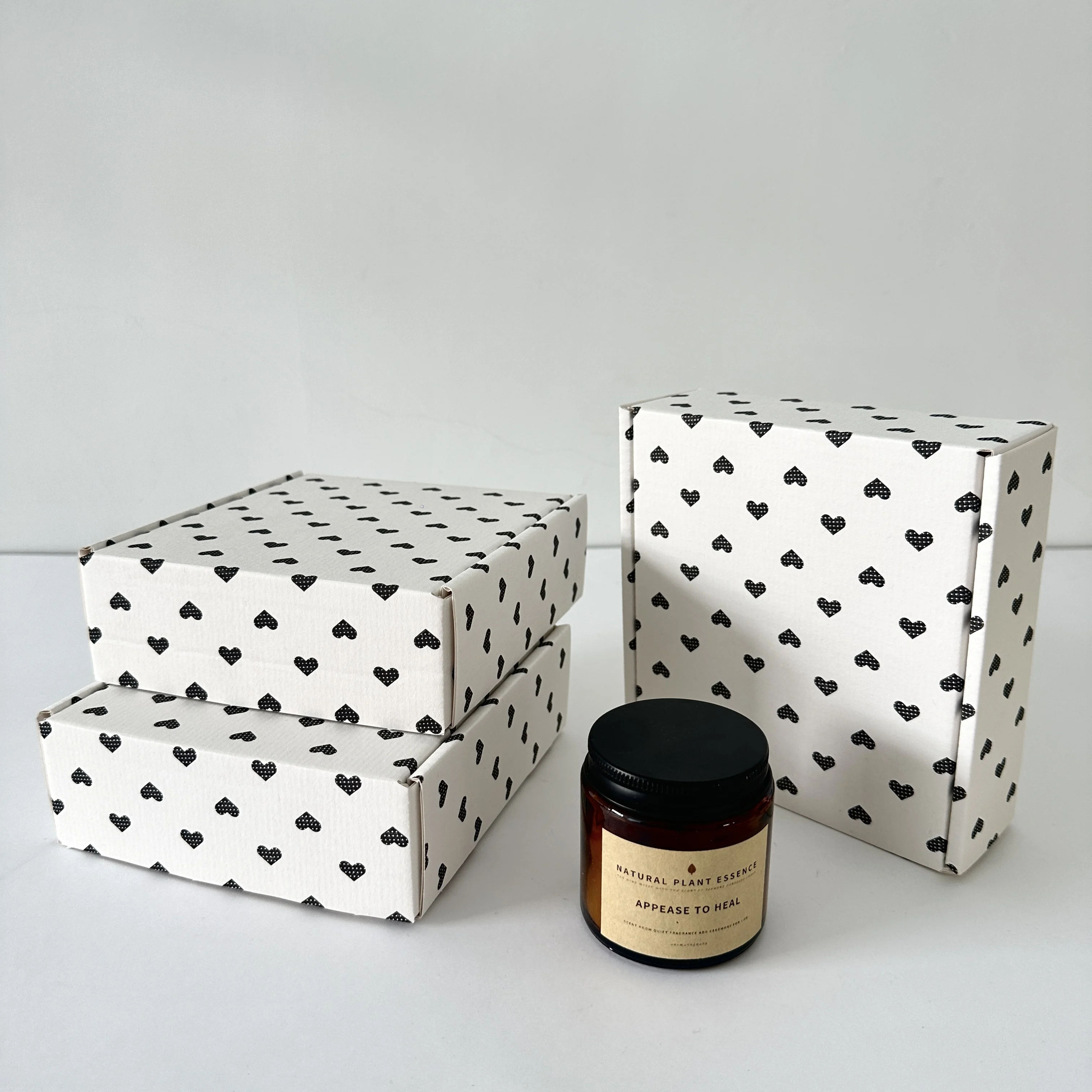

Pack of 10, 15×15×5 cm / 5.91×5.91×1.97 inches, colour-printed boxes for aeroplanes, courier packaging, jewellery boxes and cult