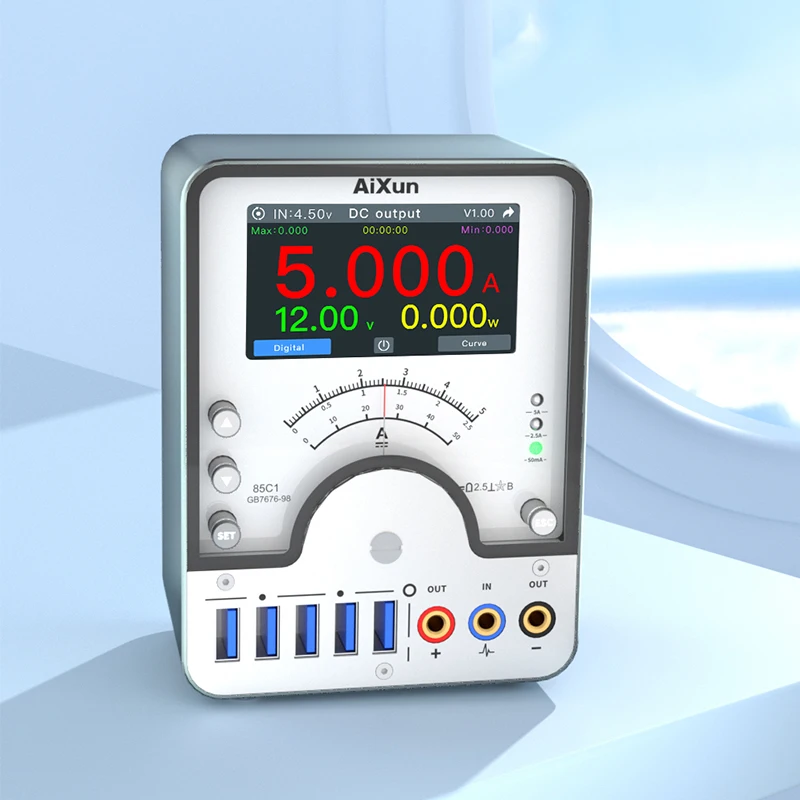 AIXUN PM02 Power Supply Partner Digital and Mechanical Display Enable Both Diode and Dc Voltage Measurement Motherboard Repair