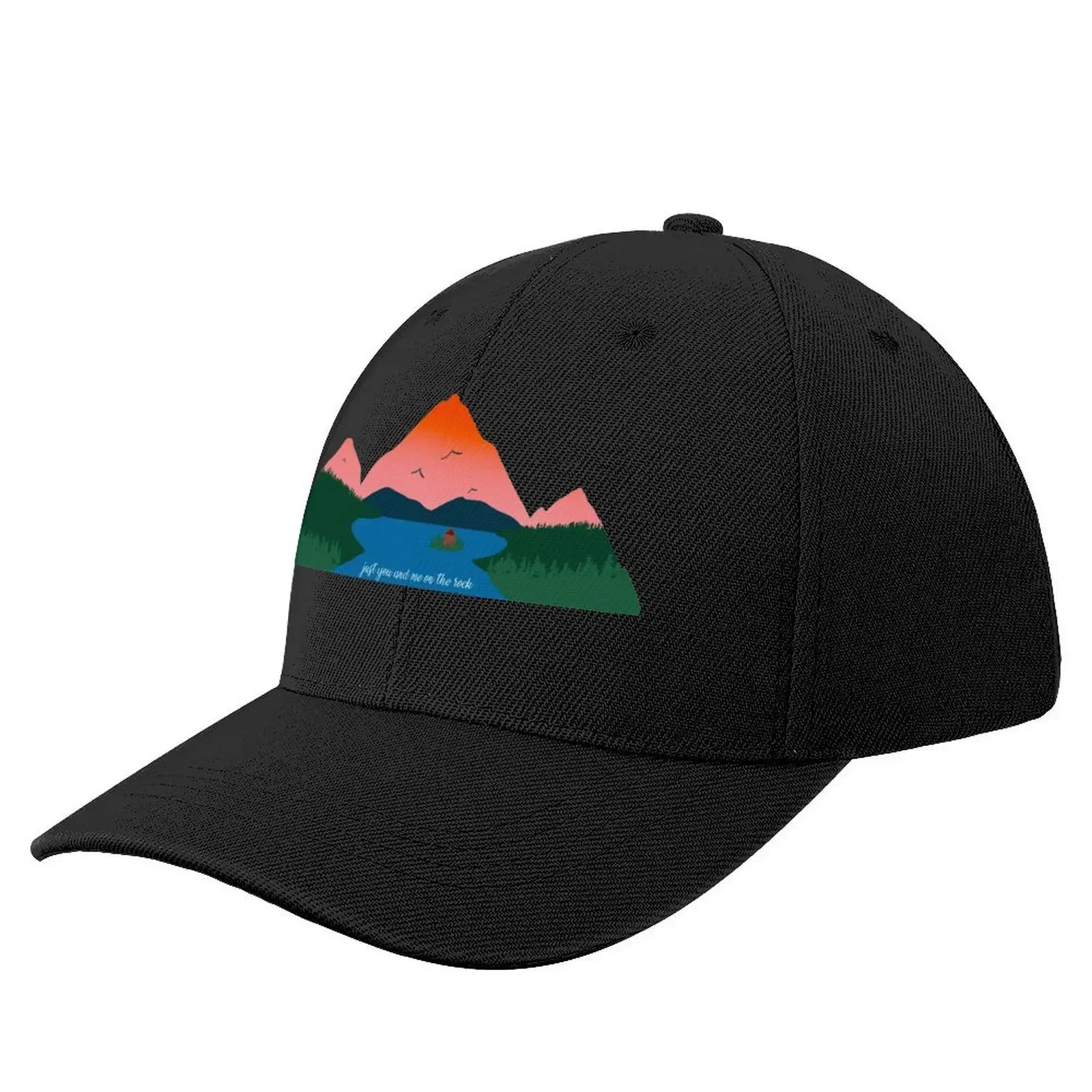 

You and Me on the Rock Mountain Baseball Cap Thermal Visor Golf Cap Sun Hats For Women Men's