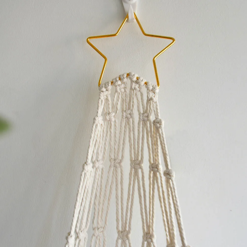 ألعاب مكرامية مصنوعة يدويًا، حامل معلق على الحائط، حامل ألعاب من القطيفة لتخزين غرفة الفتاة