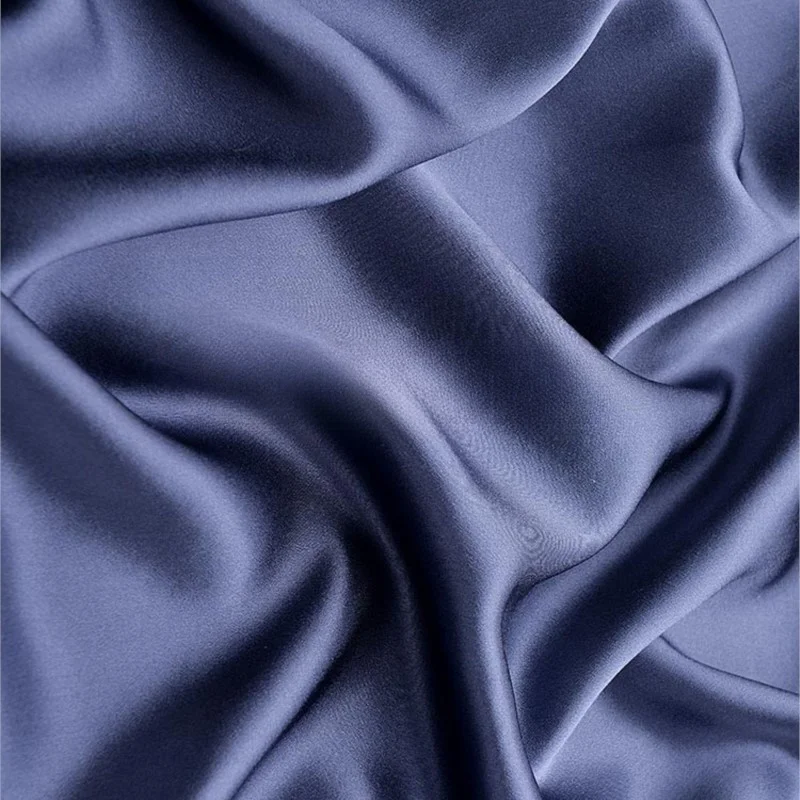 New 22 m heavy silk fabric crepe satin plain 100% cloth suit Song brocade lining