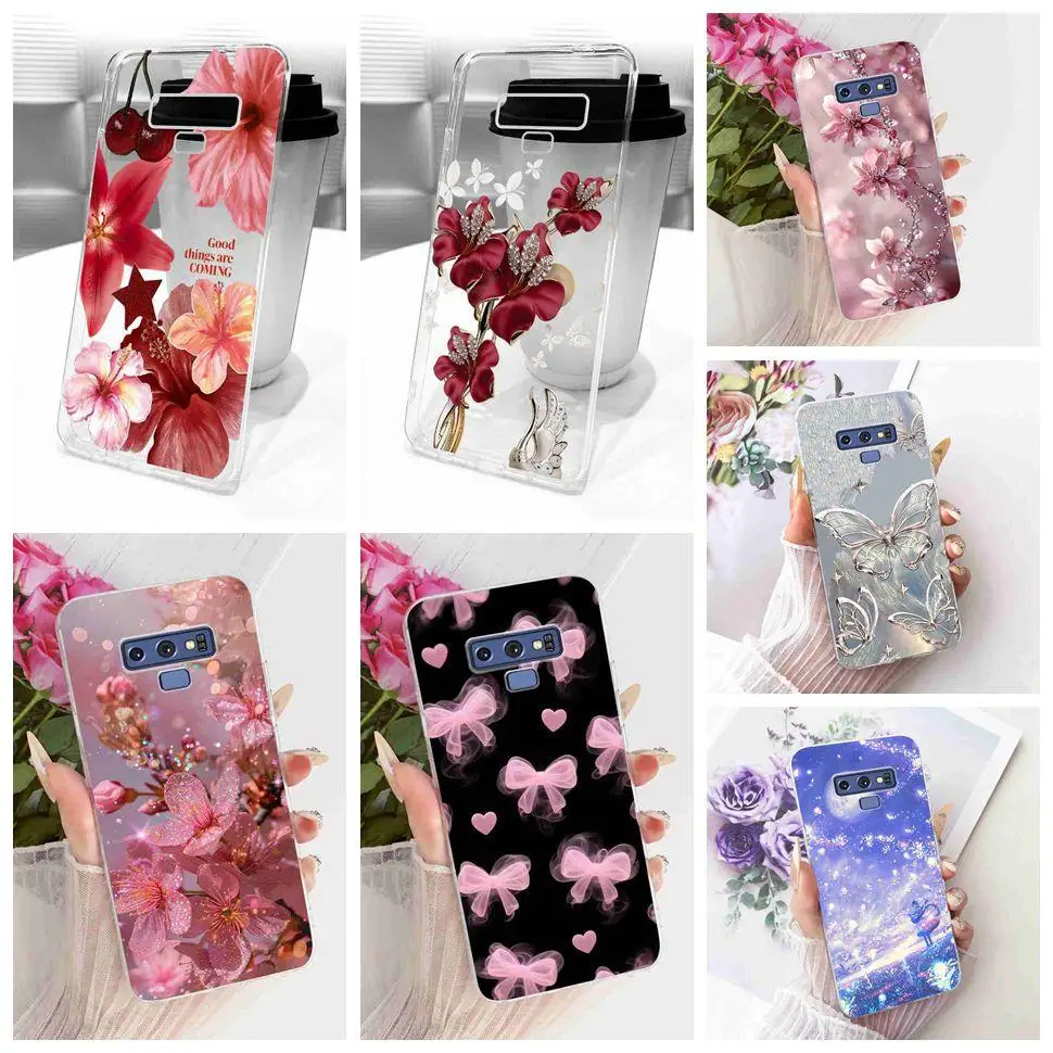 For Samsung Note 9 SM-N960F Case Unique Art Painted Cover Soft Slim Phone Case For Samsung Galaxy Note9 Silicone Bumper