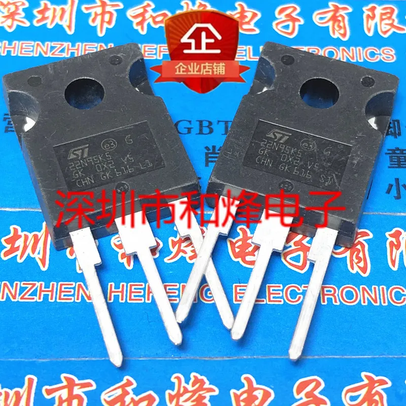 

5PCS-10PCS 22N95K5 STW22N95K5 TO-247 950V 17.5A NEW AND ORIGINAL ON STOCK