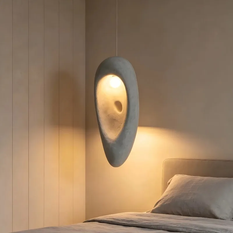 Creative Wabi-Sabi Style LED Chandelier High Ceiling Lights New Artistic Lighting Fixtures For Dining Room Bedroom And Study