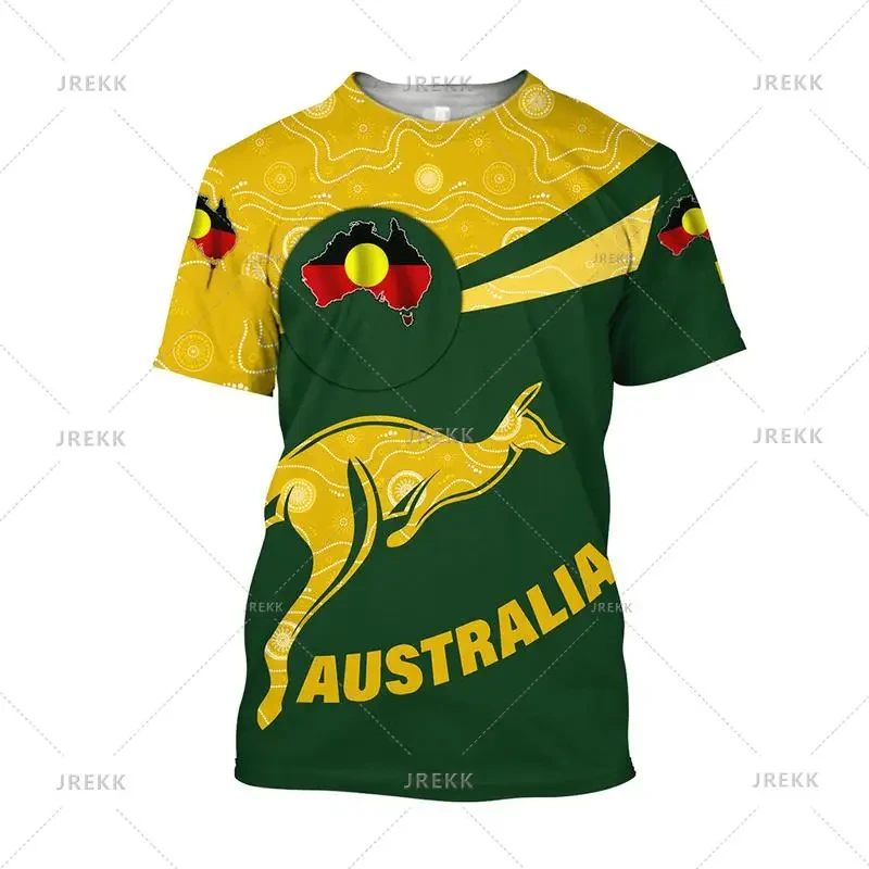 New Australian Malbon Flag 3D Printed T-shirt For Men Women Tops Casual Fashion Short Sleeve O Neck Streetwear Baggy Shirt Tees