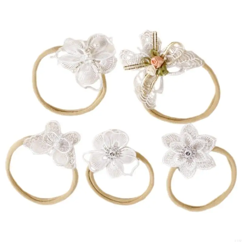 

F19F Fashionable Hair Clip Bowknot Detailing Hair Band Fashionable Hair Clip Present