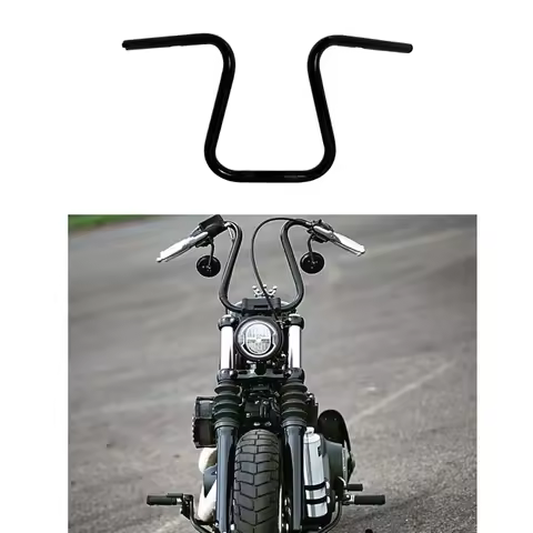For Harley 883 1200 X48 fat son successor breakthrough Tag Heuer Road modification thickened 25mm gourd handlebars