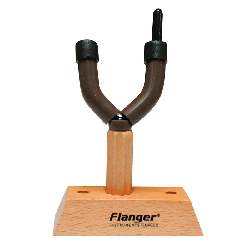 

Flanger Solid Wood Base Wall Mount Violin Hanger Hook Holder with Bow Holder for Home and Store Show Storage Violin