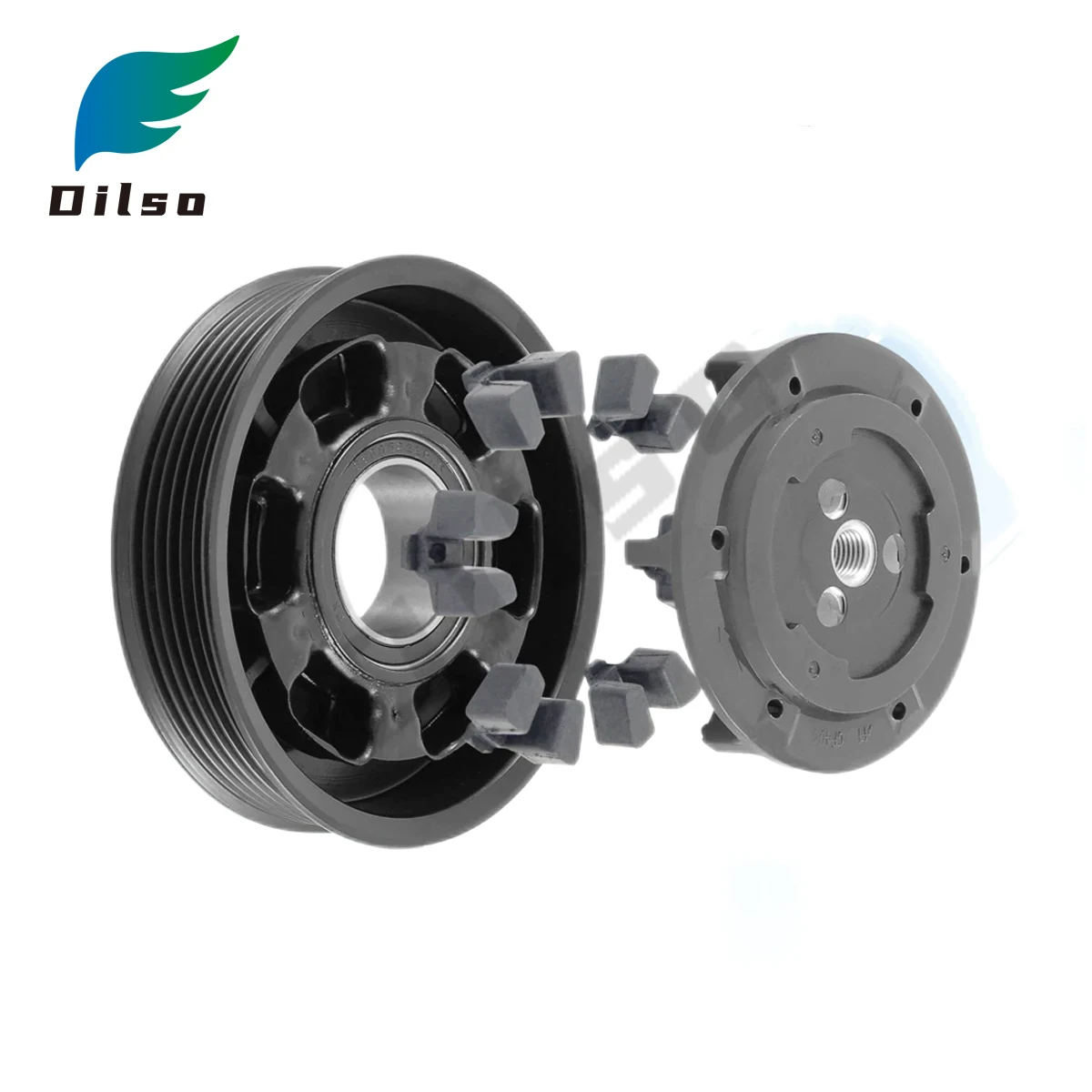 AC Air Conditioning Compressor Clutch Pulley 6SEU14C For AUDI A4 B7 B8 Q5 A6 C6 V6 VW TOUAREG PHAETON  4E0260805AC 4F0260810K