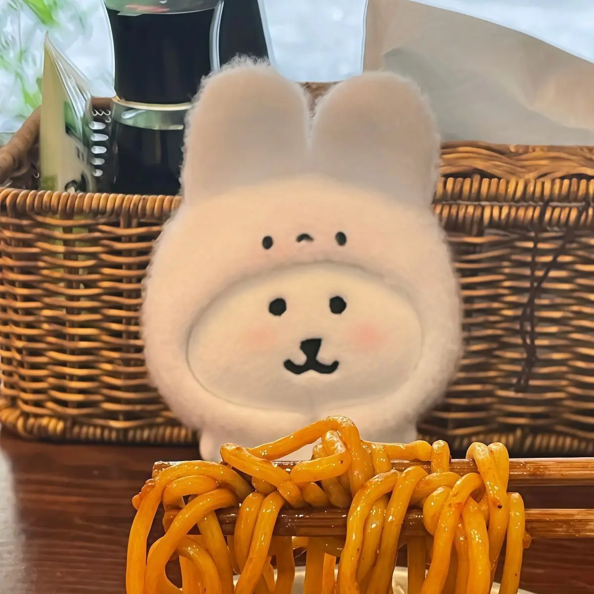 غطاء رأس قلادة الحقيبة الأكثر مبيعًا الجديد لطيف ورائع يتميز بتزيين سلسلة مفاتيح شخصية كرتونية قطيفة #2