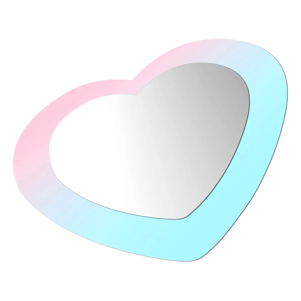 

Acrylic Wall Sticker Mirror Heart Shaped Mirror Wall Decoration Sticker Mirror Wall Decal Self-adhesive Acrylic Mirror