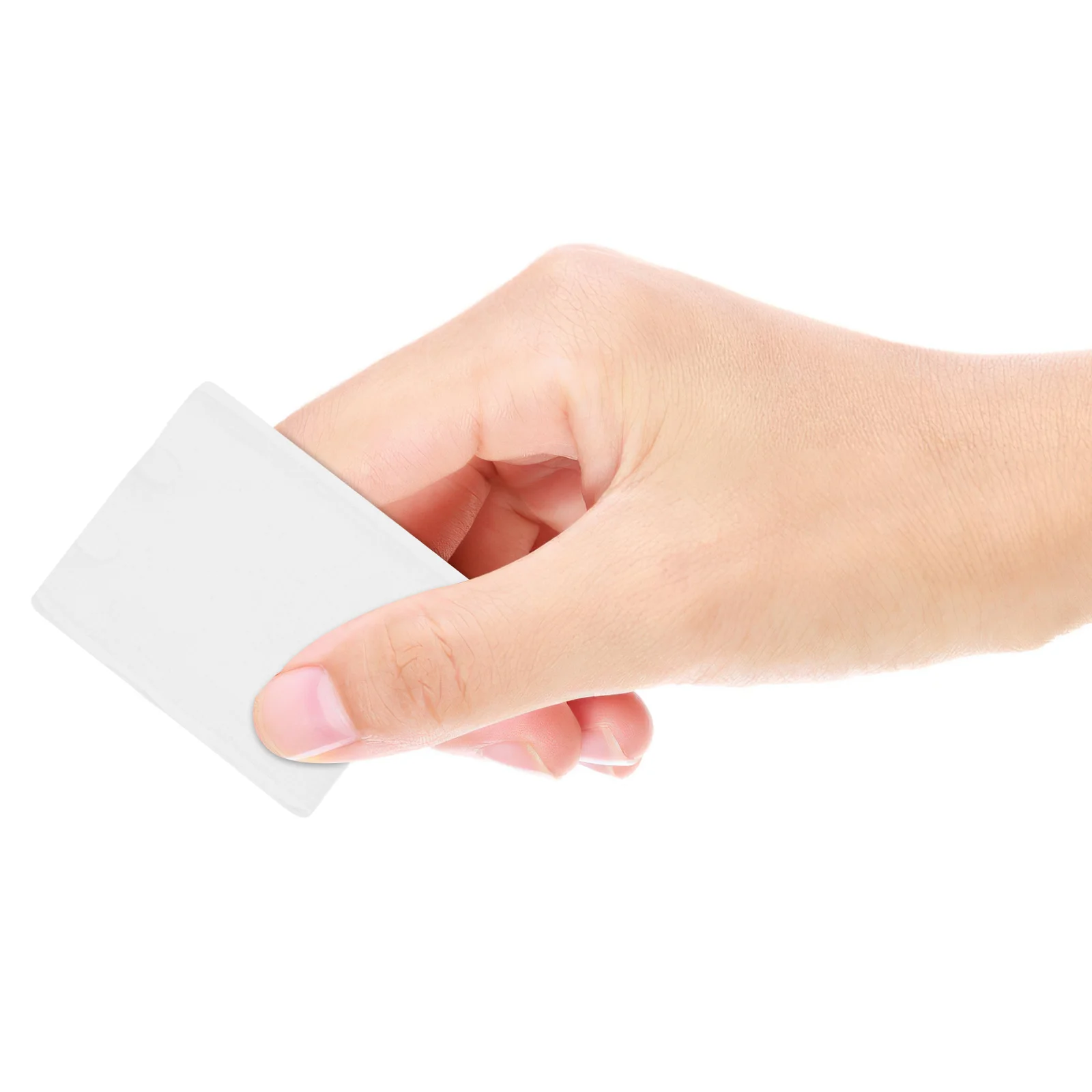 100 個厚みのあるコットンパッドソフト優しいフェイシャルスキン化粧水セーバーメイク落としポータブルトラベルコットンパッドフェイスクッション