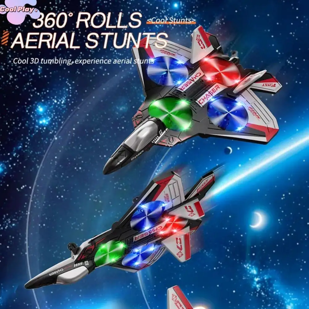 

EPP Foam Remote Control Foam Fighter Gravity Sensing Rechargeable Four Motor Helicopter Toy Portable with Light