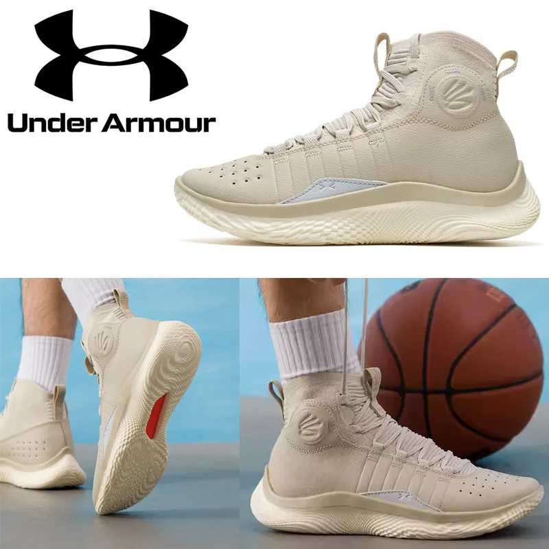Zapatillas de baloncesto Under Armour Sport Signature para hombre 3024861-280 UA FLOW Cushion High Top