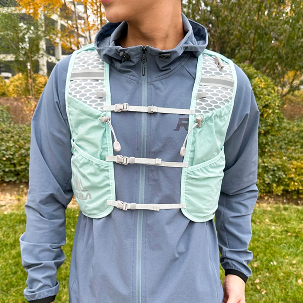 في الهواء الطلق تشغيل سترة الترطيب على ظهره تشغيل المجموعة المائية حقيبة المثانة Daypack لماراثون ركوب الدراجات المشي لمسافات طويلة درب #4