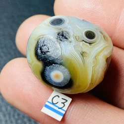AAAA+Natural Red Sardonyx palm Agate Alxa Gobi Eye Mineral Specimen Energy Crystal Chakra Reiki Healing Stone Home Decor