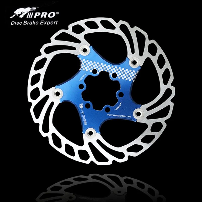 IIIPRO Bicycle Brake 140/160/180/203mm Road Mountain Bike Disc Brake Rotor Heat Dissipation Floating Rotors MTB DH Part