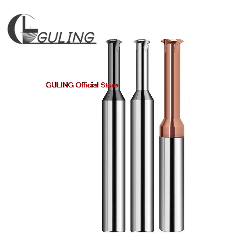 Imagem -03 - Guling-única Linha do Dente do Carboneto Contínuo Que Trituram Máquina do Cnc Cortador do Moinho m1 M1.6 m2 m3 m4 m5 m6 m8 M10 M12 M14