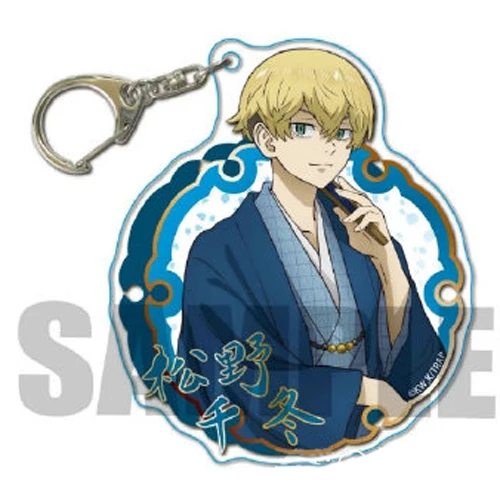 Game Manjiro Keisuke Takemichi Draken Chifuyu Mitsuya Takashi Keychain Doll Anime Acrylic Keyring Pendant for Gift