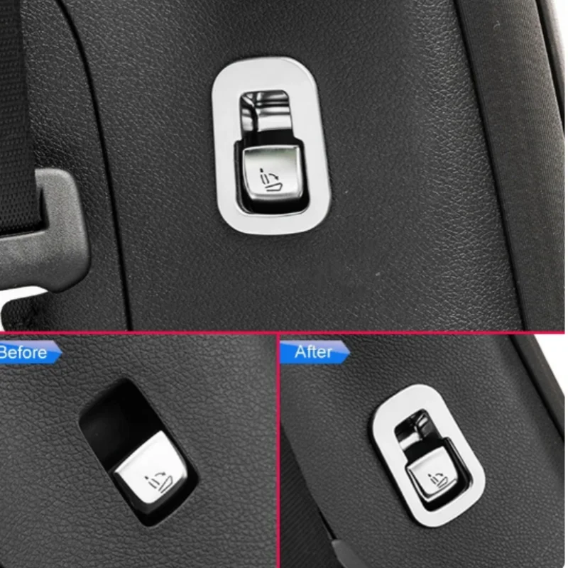 Rear Seat Adjust Switch Cover Surrounds For 2015+ Mercedes GLC X253 C253