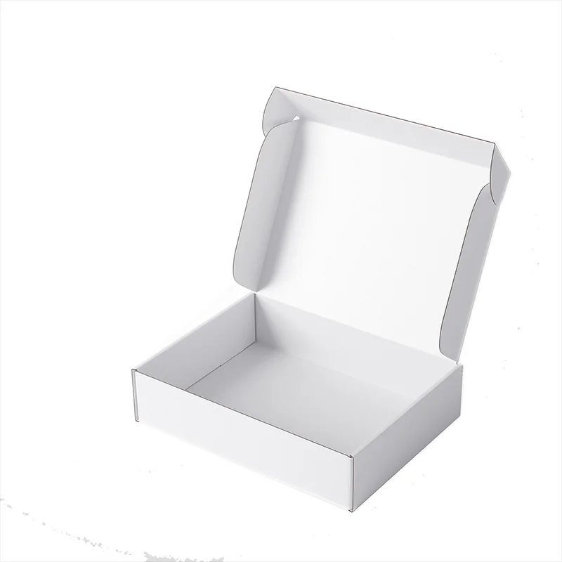 10 hoogwaardige witte vliegtuigdozen, dozen, kleding uit Carter harde express golfkartonnen dozen met logoprint
