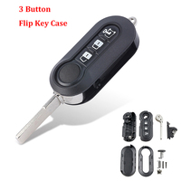 3 Button Remote Flip Key Fob Case For Fiat Ducato Citroen Relay Peugeot Boxer VAN
