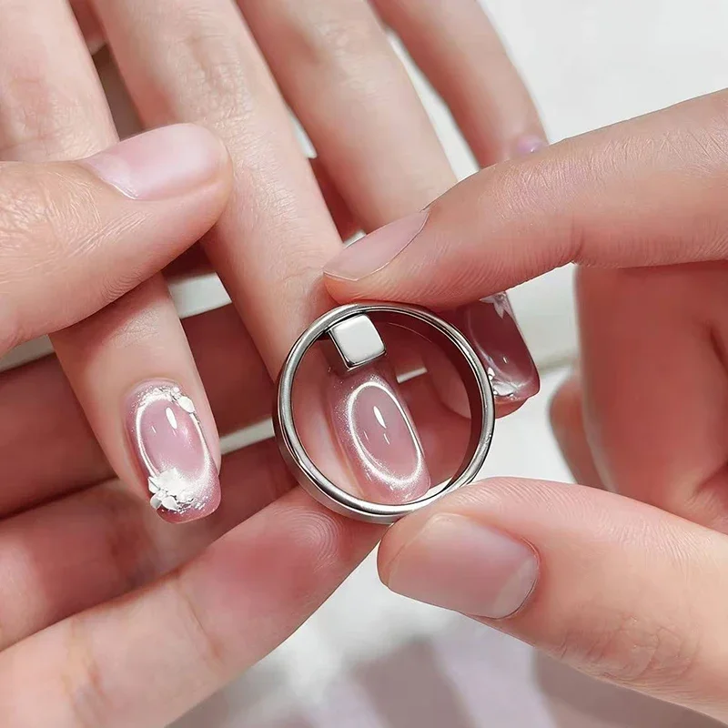 

New Circular Cat Eye Nail Art Black Hole Magnet Strong Nail Art Gel Polish Guide Tool DIY Magnetic Nail Helper Manicure Design